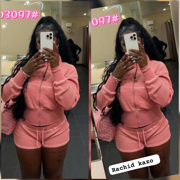 Ensemble confortable rose