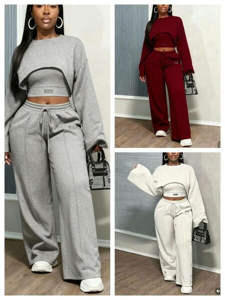 Ensemble survêtement femme gris