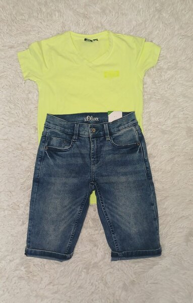 Ensemble culotte jeans garçon