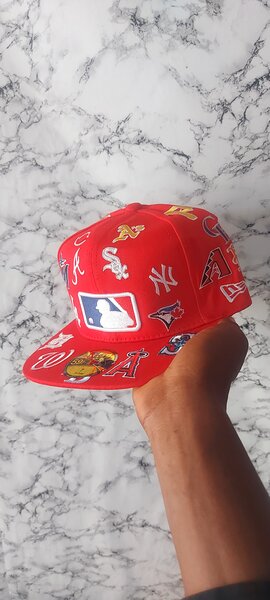 Casquette MLB rouge