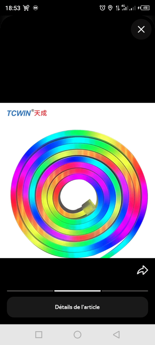 Ruban Lumineux LED RGB