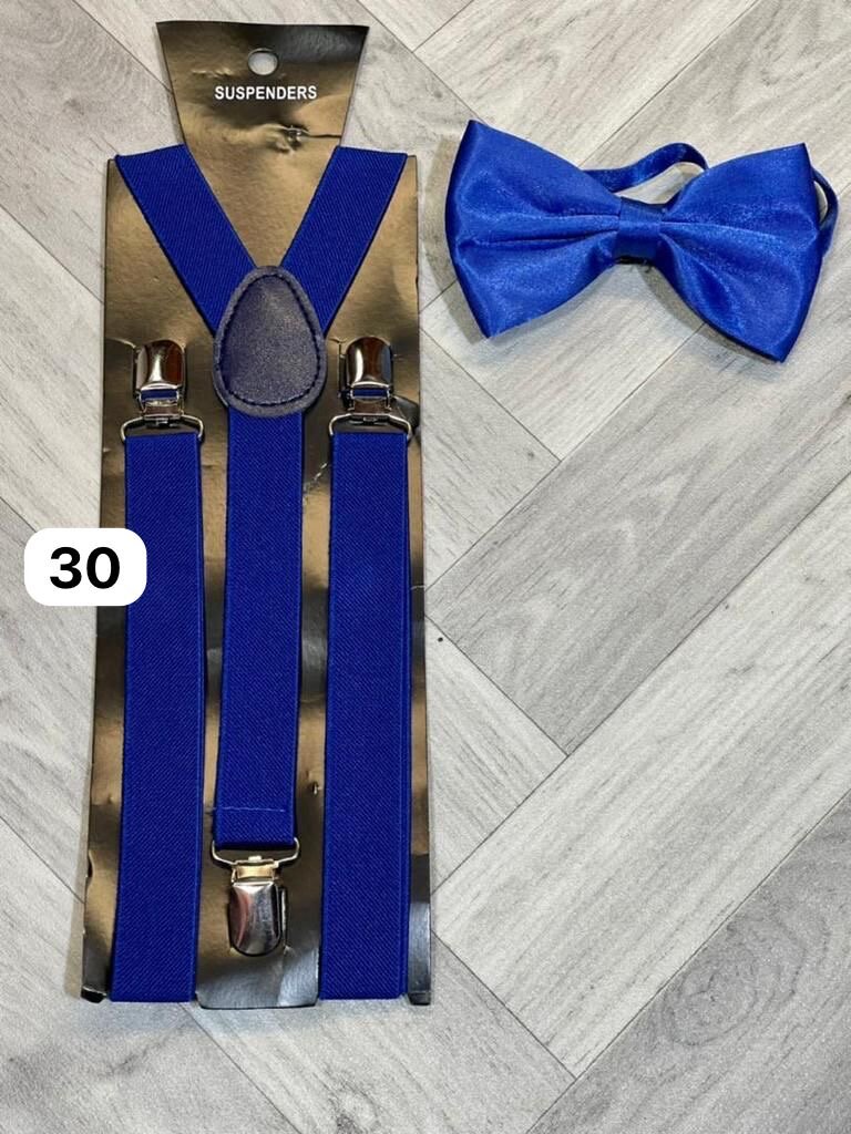 Suspenders avec nœud papillon