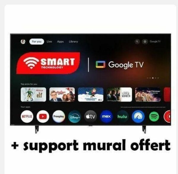 Téléviseur Smart Google TV UHD