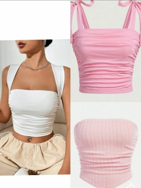 Top court sans manches femme