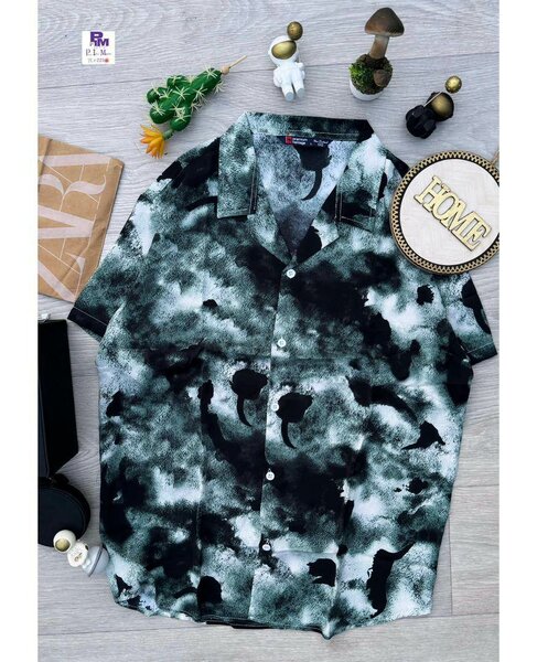 Chemise à motif abstract