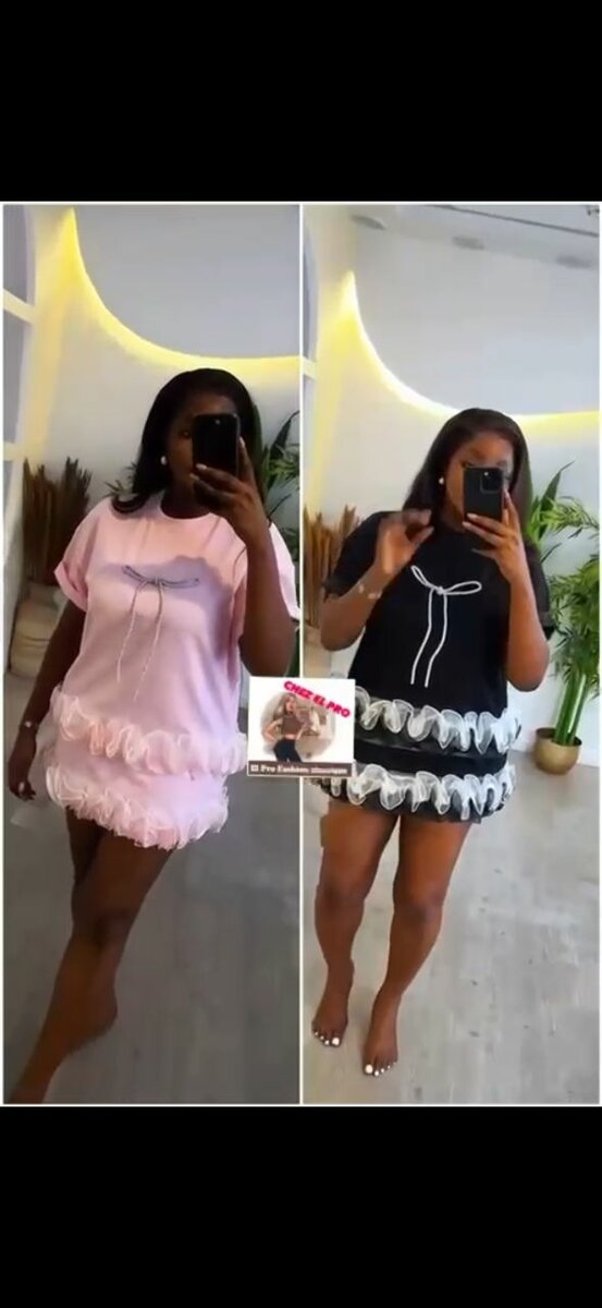 Robe T-shirt élégante femme