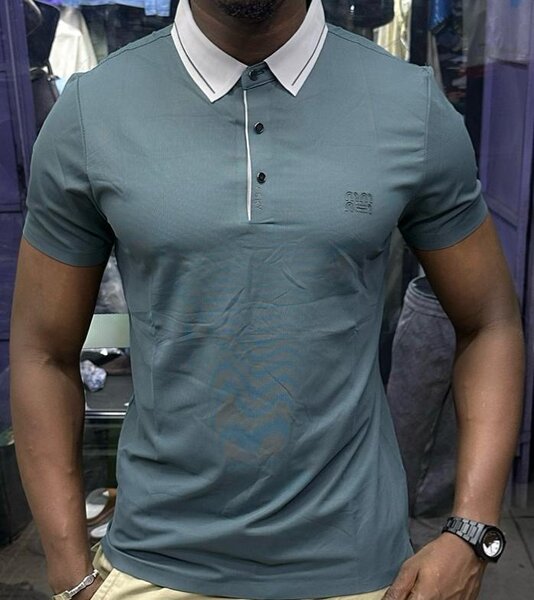 Polo ajusté hommes élégance