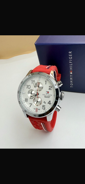Montre Chronographe Hommes Rouge