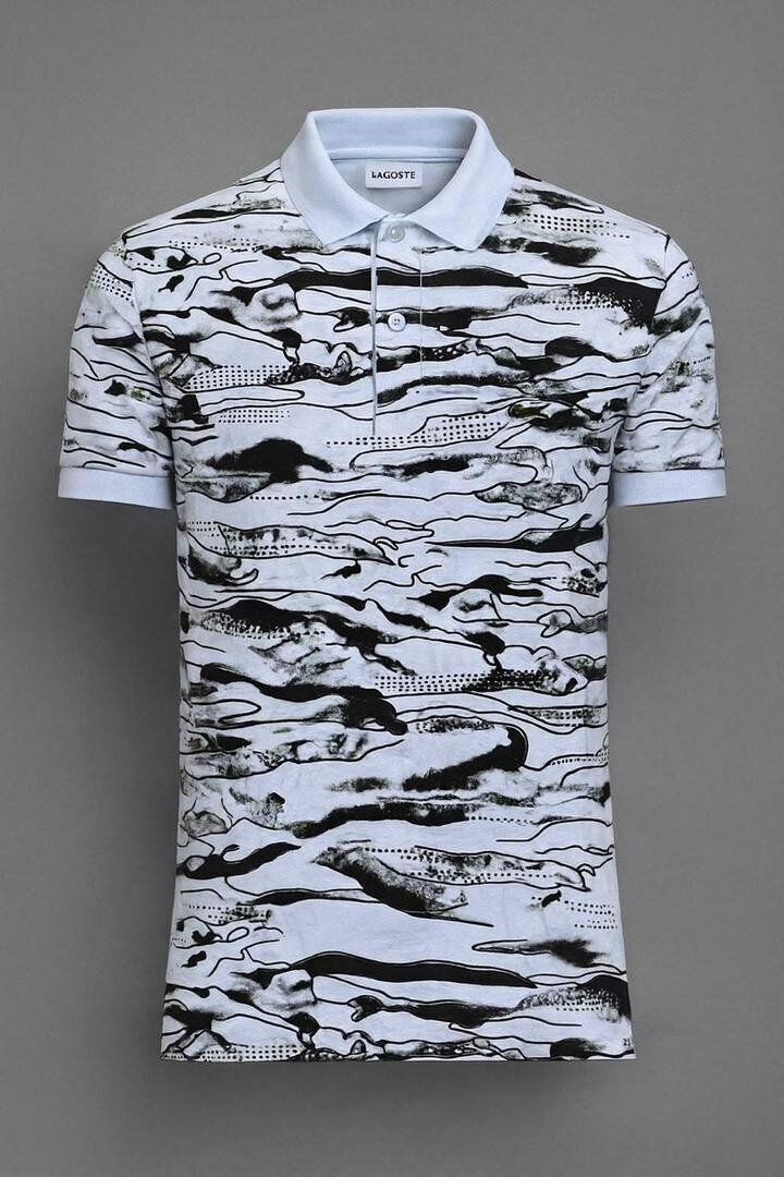 Polo imprimé dynamique homme