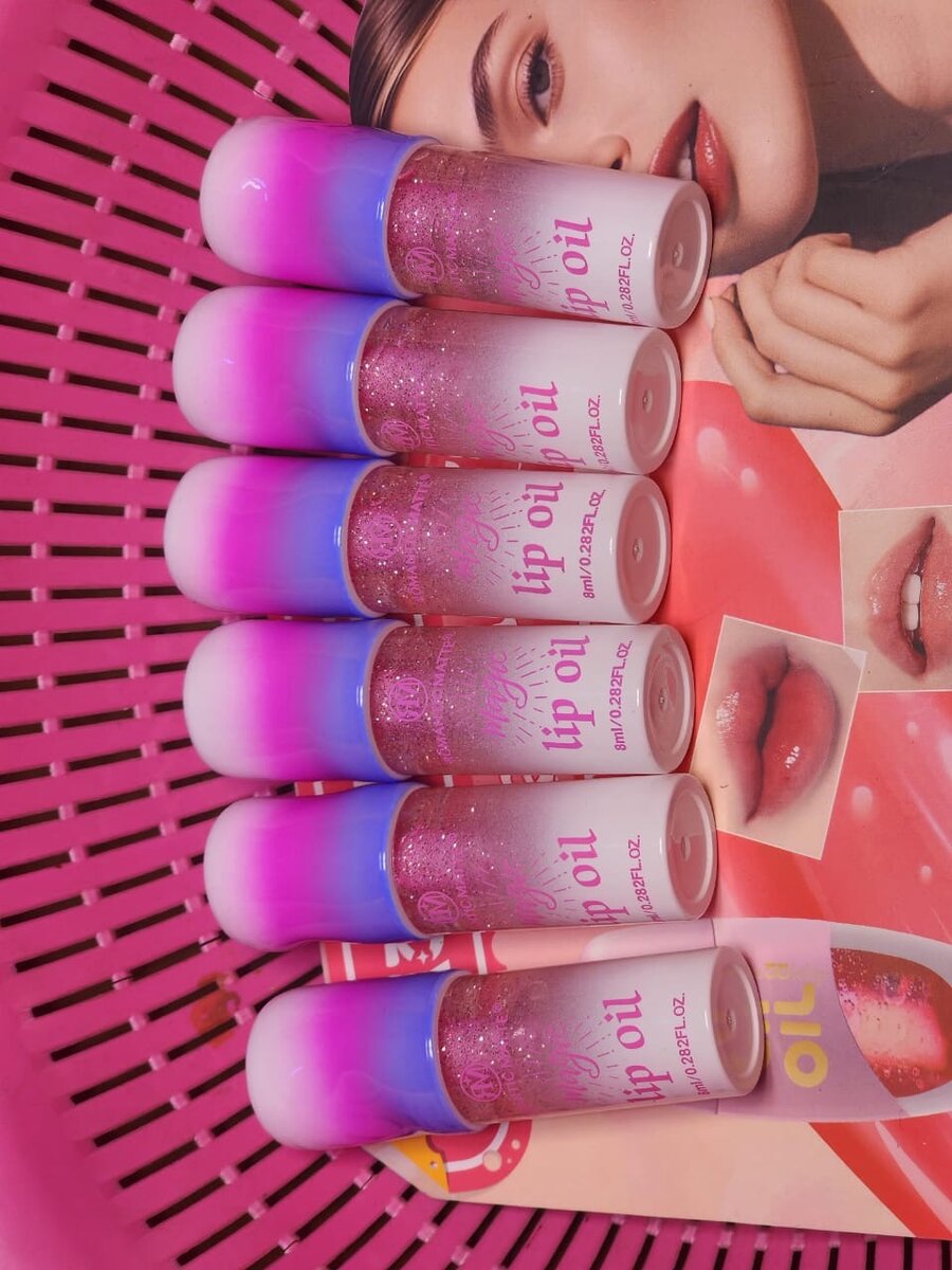 Huile à lèvres brillante