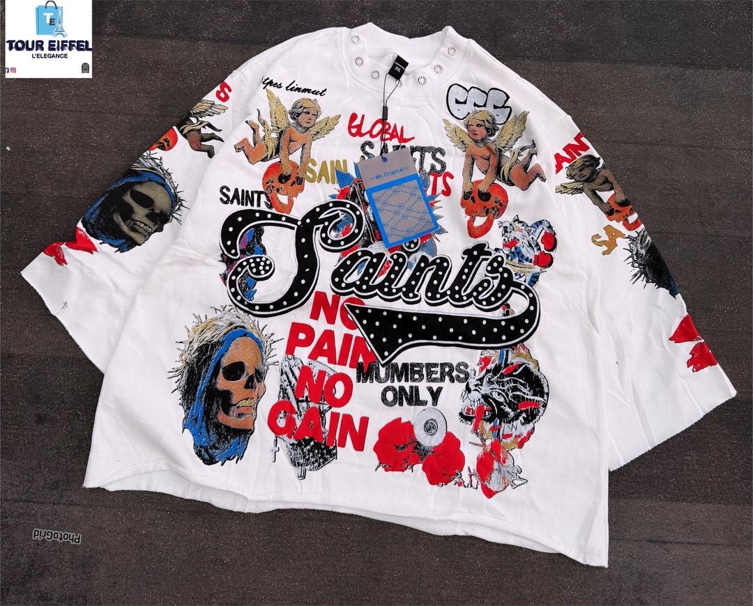 Sweat imprimé graphique tendance