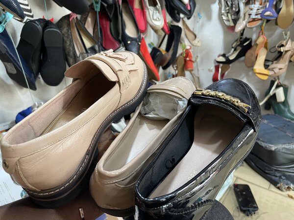 Chaussures femme en cuir de luxe