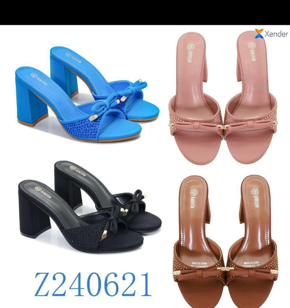 Mules à talon élégantes