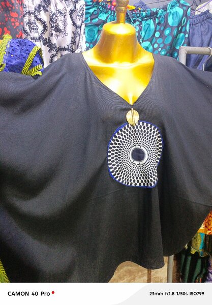 Tunique noire élégante