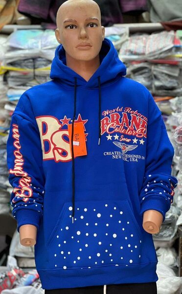 Sweat à Capuche Imprimé Homme