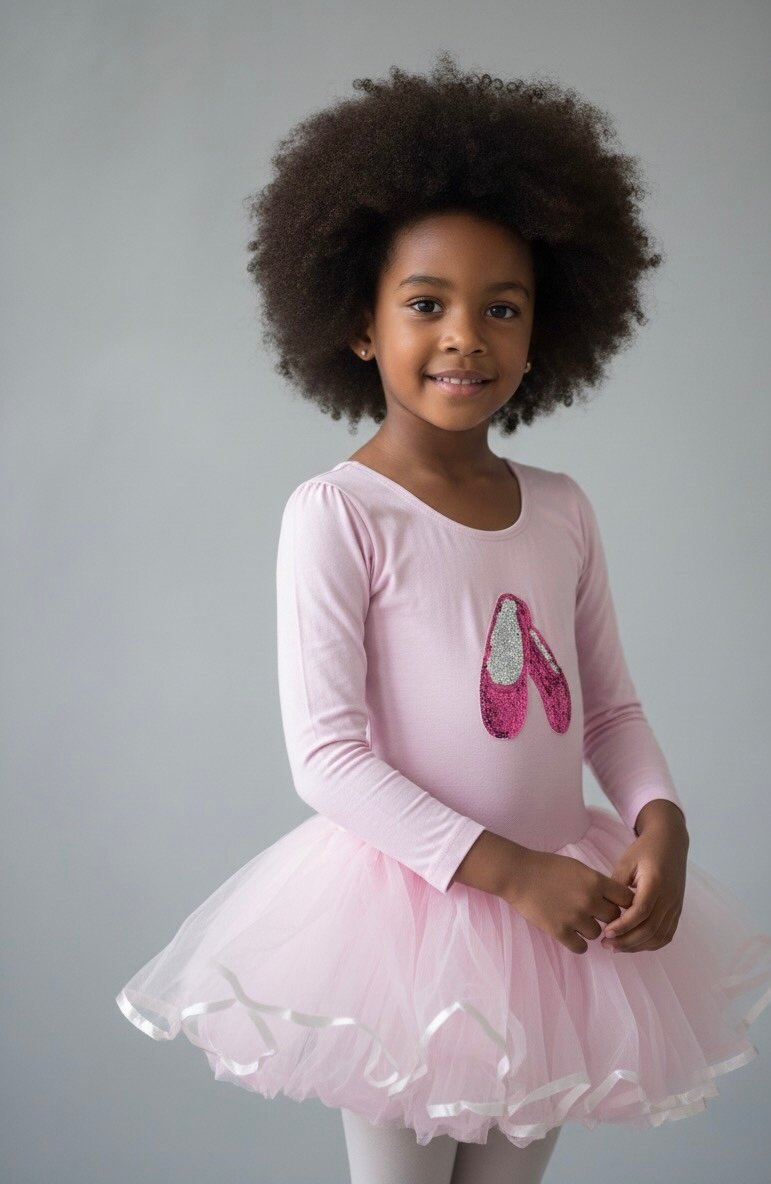 Robe tutu fille danse rose