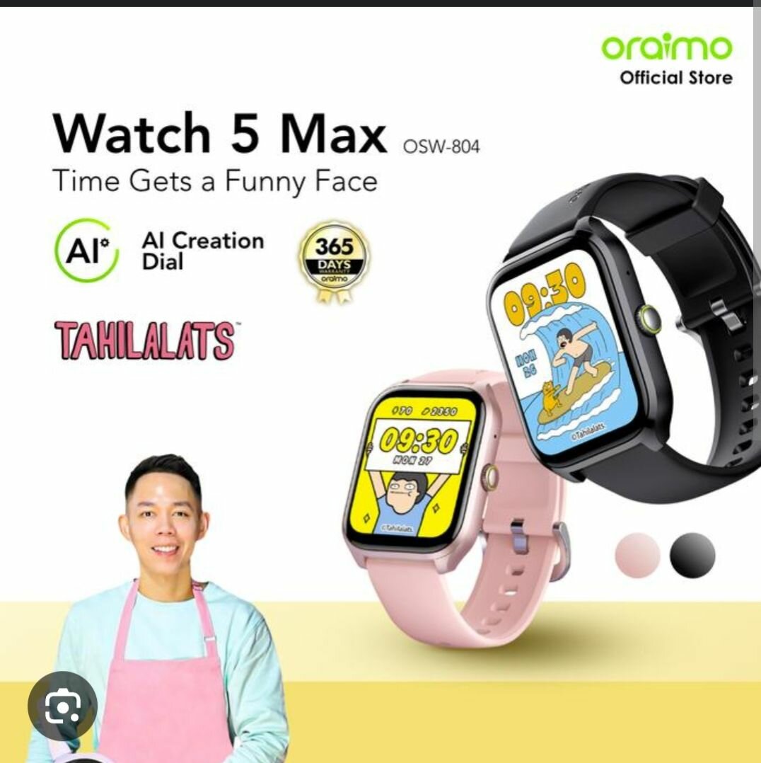 Oraimo Tahilalats watch 5 max