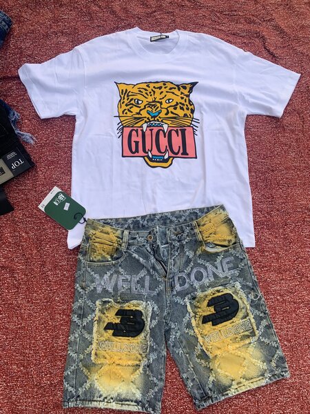 Ensemble t-shirt et short pour homme