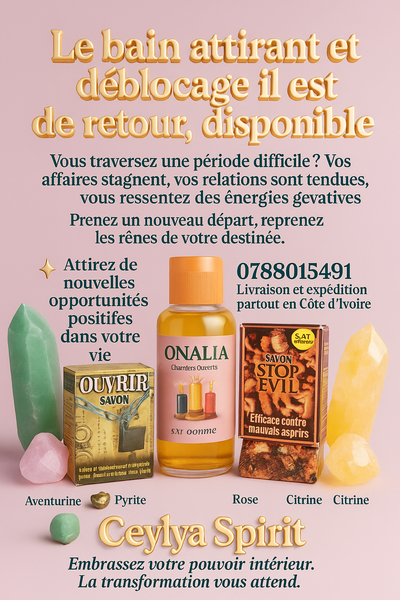 Pack Bain Spirituel Déblocage