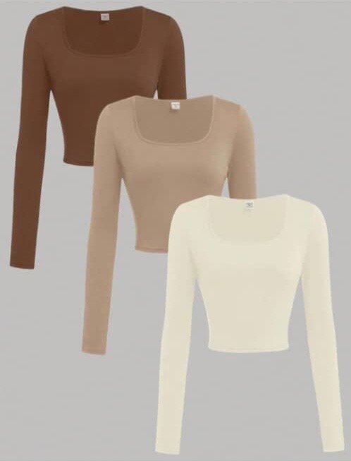 Lot de Tops Longs Manches