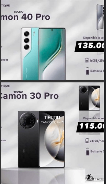 Tecno Camon 40 Pro Smartphone