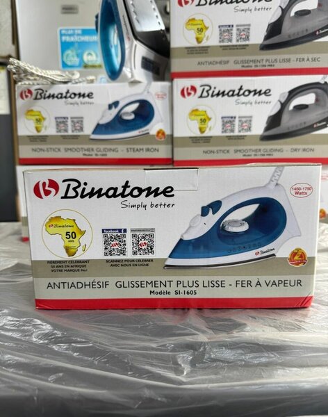 Fer à repasser Binatone antiadhésif