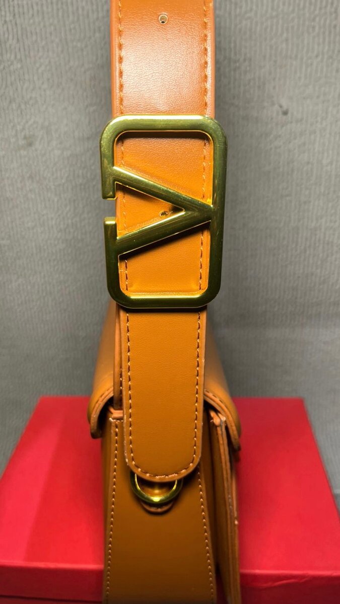 Sac à bandoulière en cuir marron