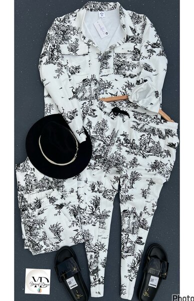 Ensemble élégant imprimé pour hommes