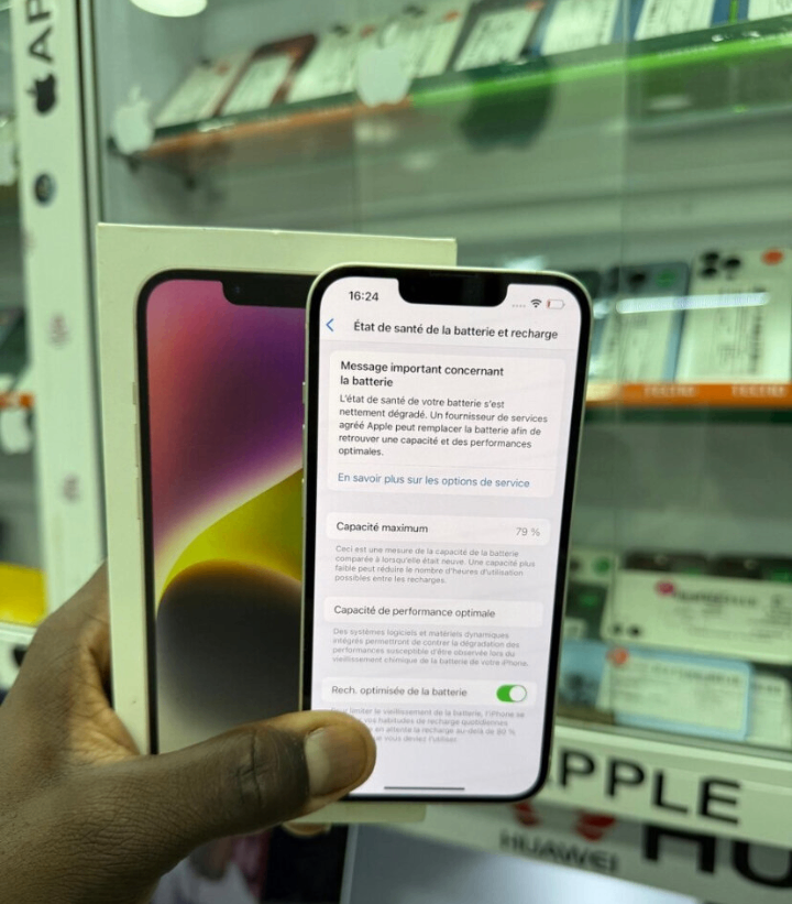 iPhone 14 Blanc Reconditionné