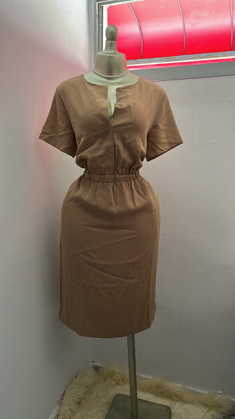 Robe Midi Élastiquée Femme