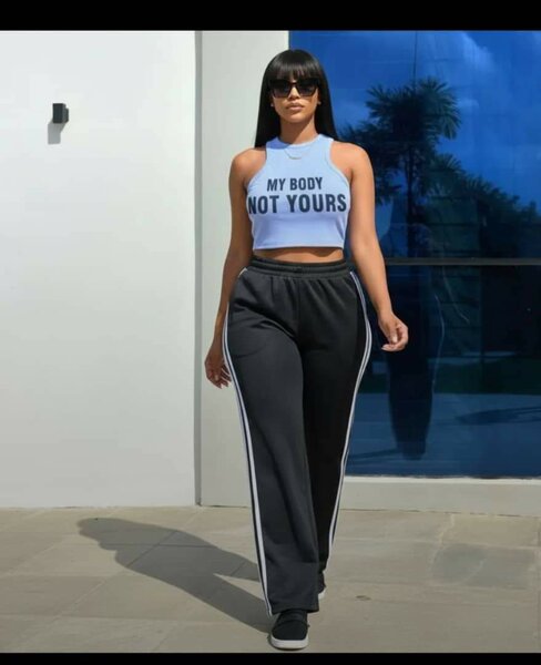 Pantalon de survêtement femme noir