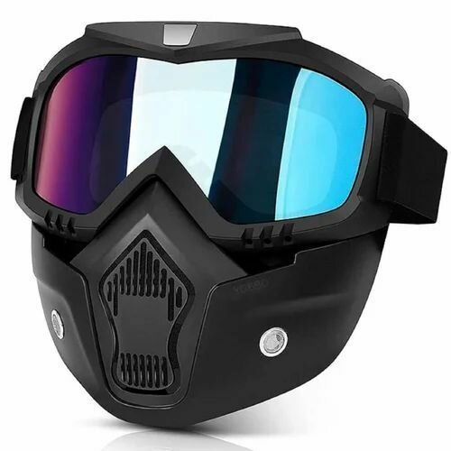 Masque moto détachable vision