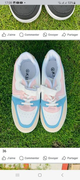 Baskets multicolores tendance