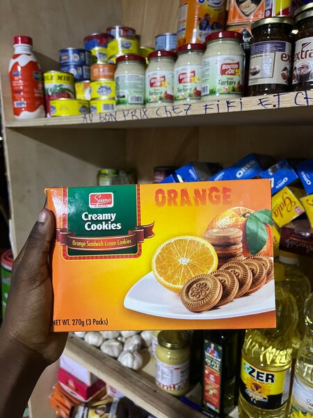 Biscuits crème à l'orange