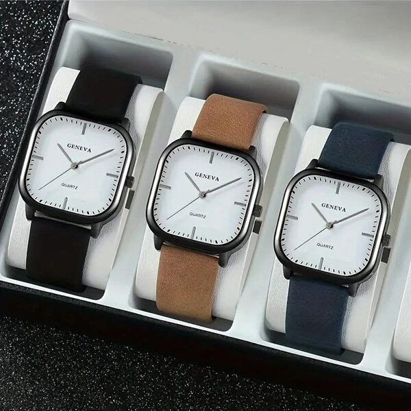 Montre Genève Quartz pour homme