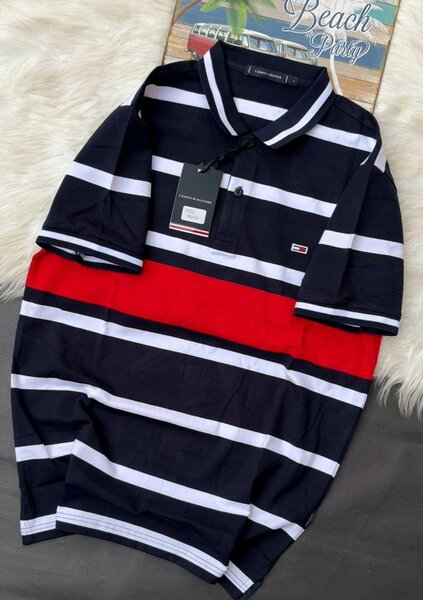 Tommy Hilfiger Polo Homme Rayé