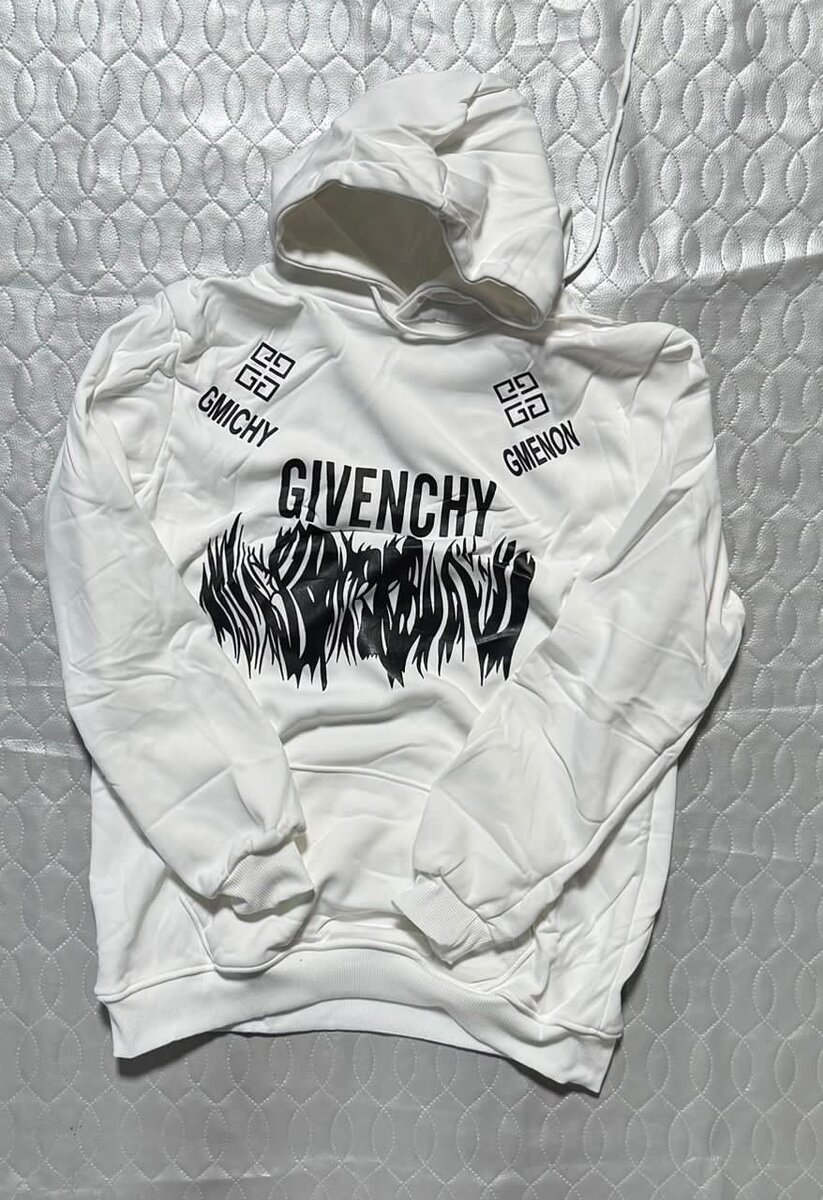 Sweat à capuche imprimé tendance