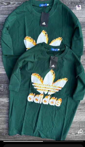 T-shirt adidas vert logo