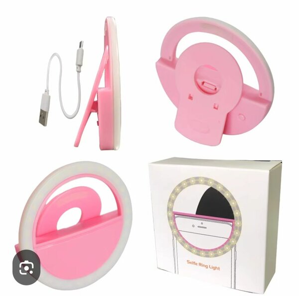 Lumière LED anneau Selfie Rechargeable