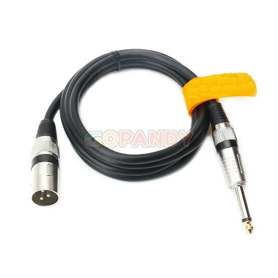 Câble audio XLR vers jack 6,35