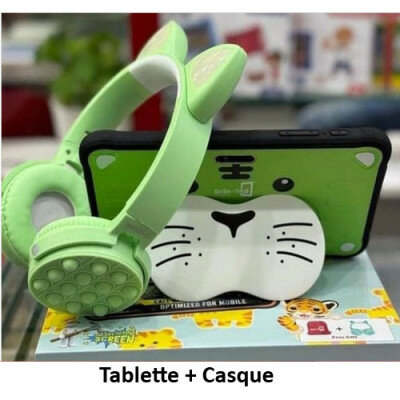 Tablette Enfant avec Casque