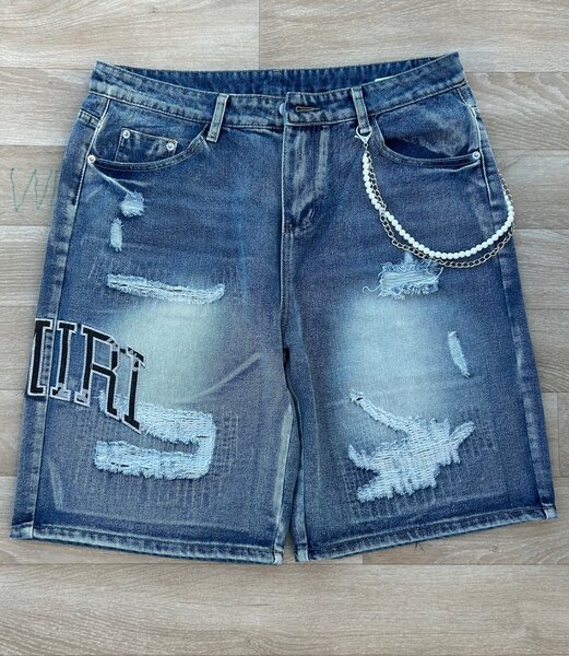 Short en jean décontracté