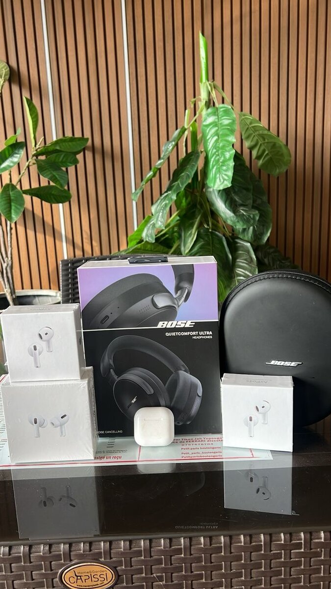 Casque Bose avec Air pods 4