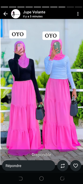 Jupe Maxi Fluide Élégante