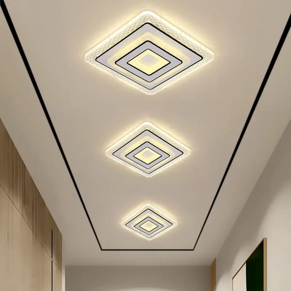 Plafonnier LED moderne carré