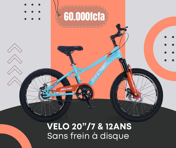 Velo 20" 7 &12ans