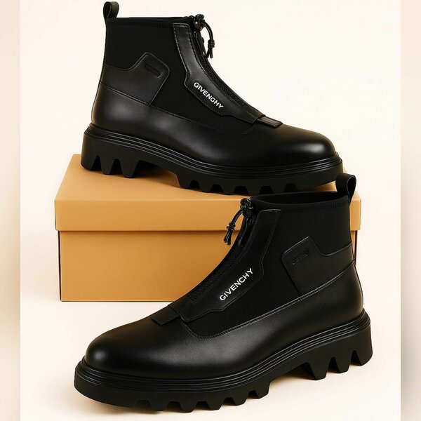 Bottes Givenchy noires homme