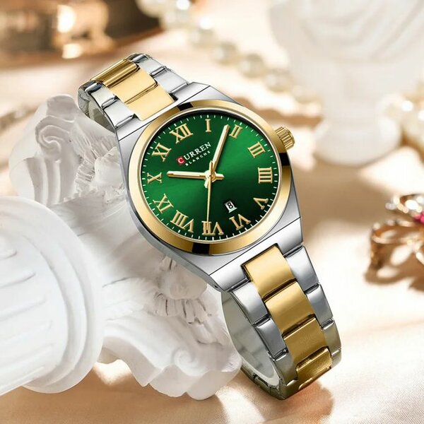 Montre Curren Acier Doré