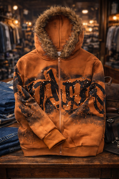 Sweat à capuche avec fourrure