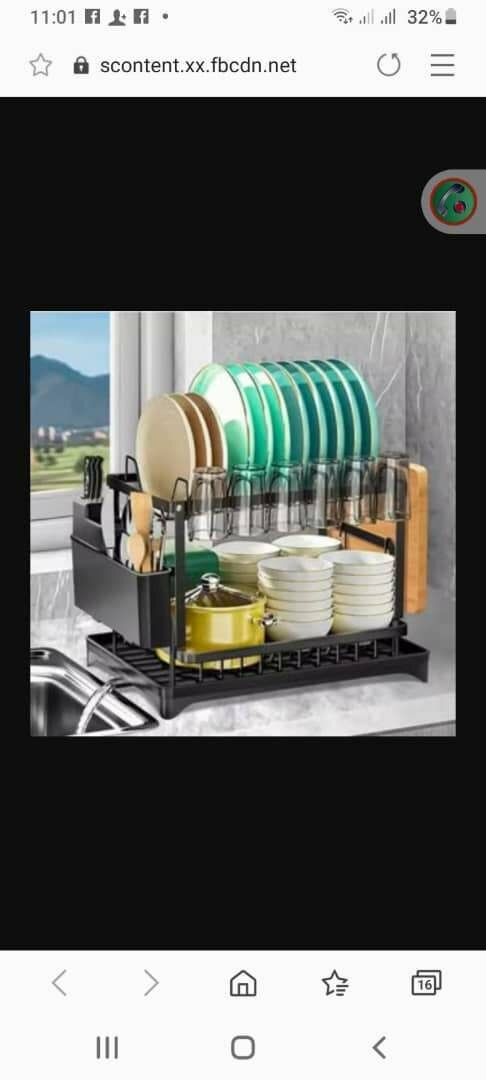 Égouttoir à vaisselle en métal